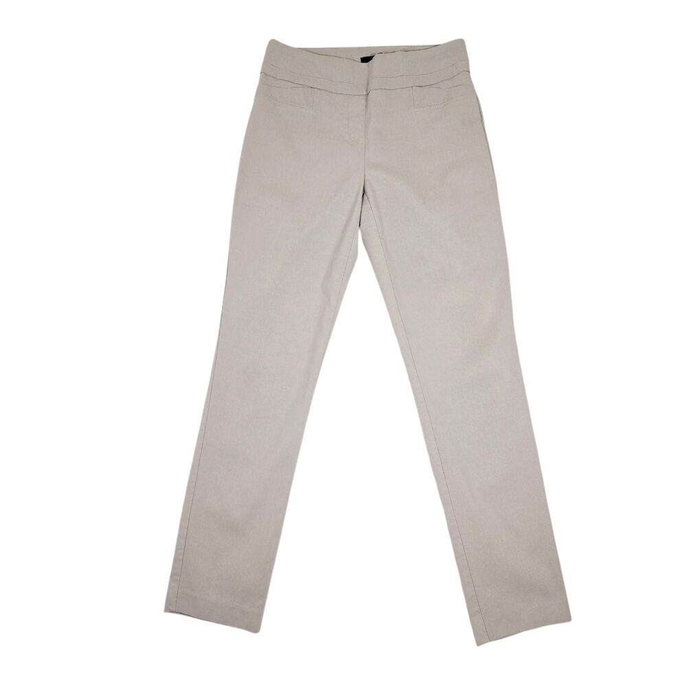 Renuar Size 2 Khaki Dress Pants HEMMED (see measurements)